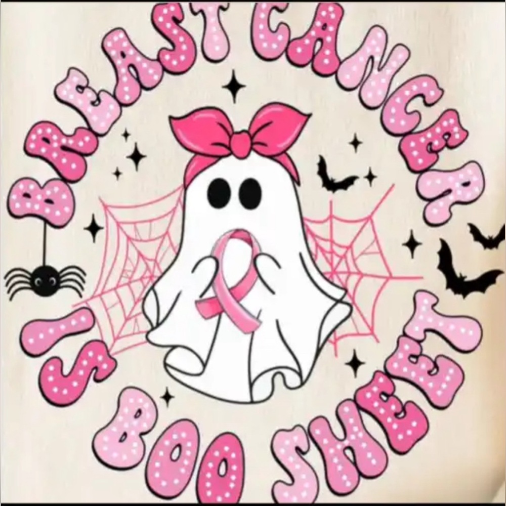 Breast cancer Halloween 10 inch DTF T-shirt transfers